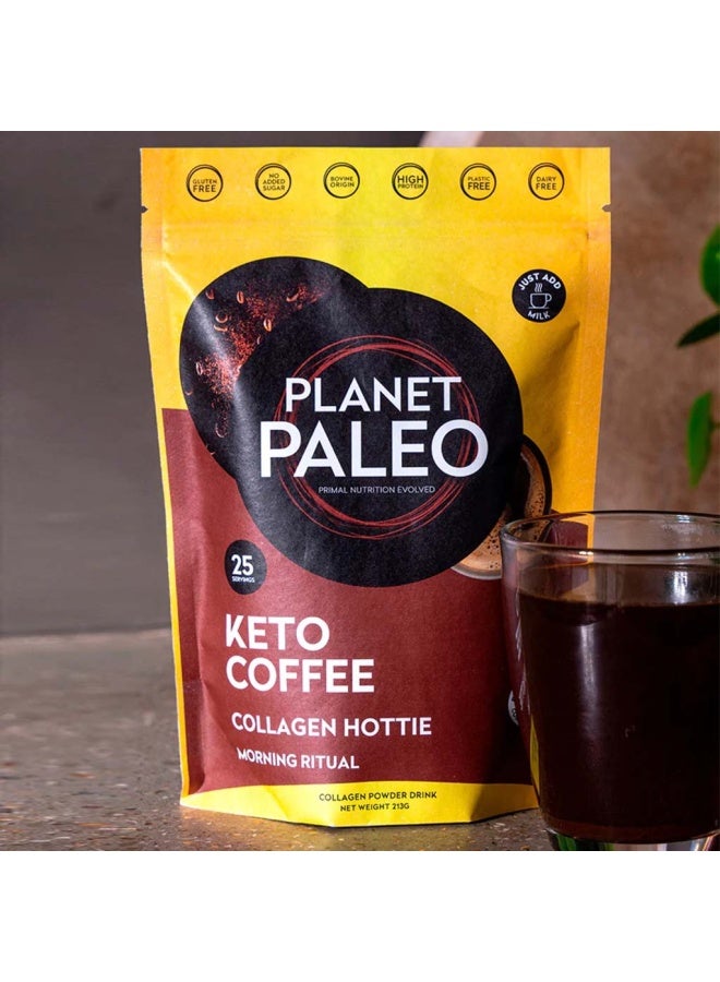 Planet Organic Planet Paleo Organic Pure Type 1 And 3 Collagen Keto Coffee 213G - Image 5