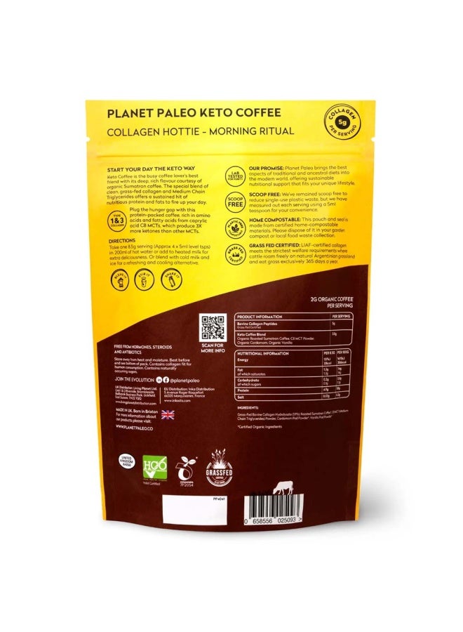 Planet Organic Planet Paleo Organic Pure Type 1 And 3 Collagen Keto Coffee 213G - Image 2