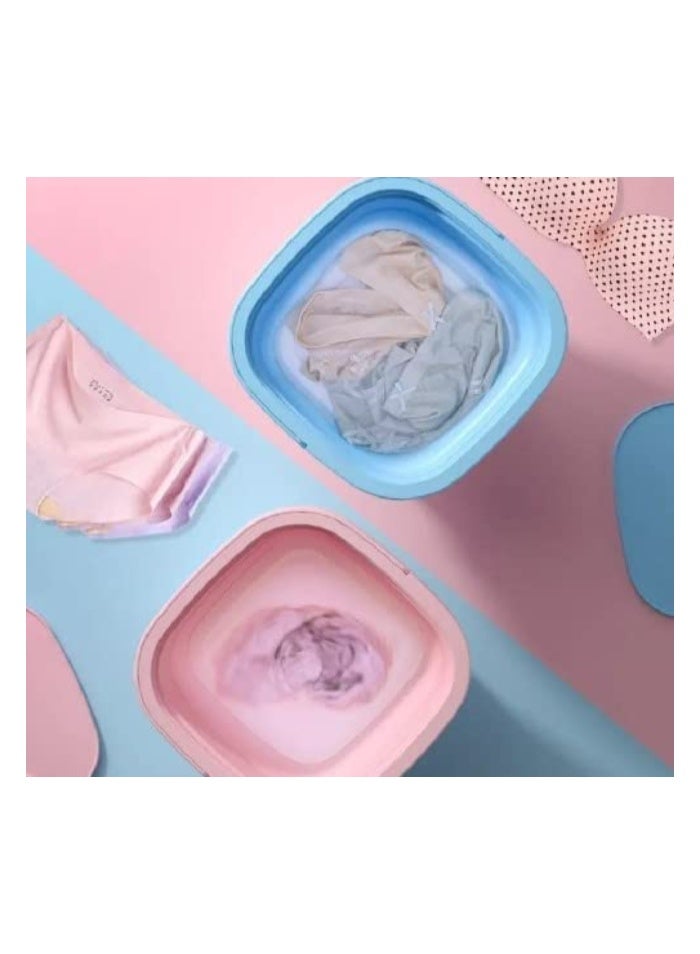 Macon Mini Portable Folding Washing Machine – Compact Washer for Home & Travel, Easy Laundry Cleaning - Image 4