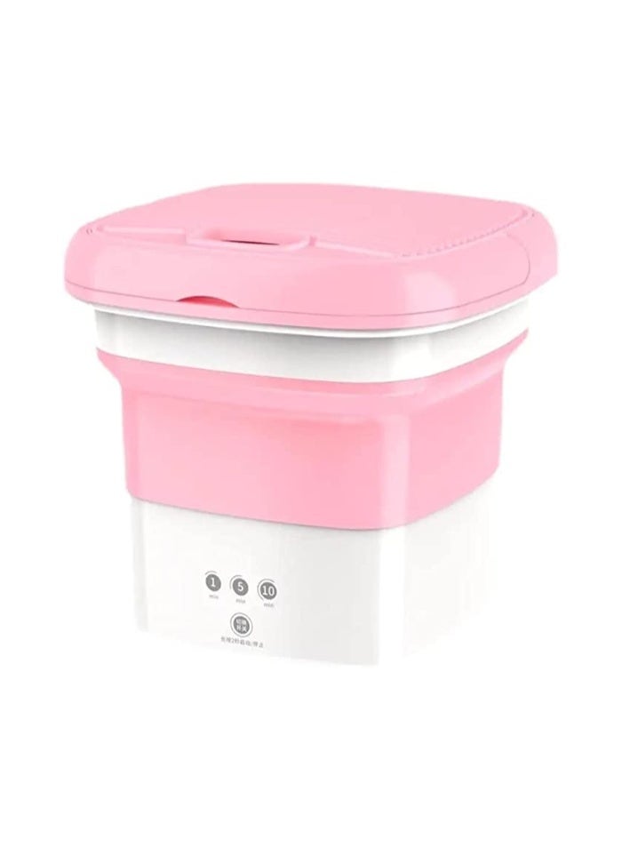 Macon Mini Portable Folding Washing Machine – Compact Washer for Home & Travel, Easy Laundry Cleaning - Image 1