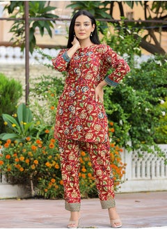 Swadesh Souq Pure Cotton Co-Ord Set – Stylish & Comfortable Matching Outfit  - Image 1