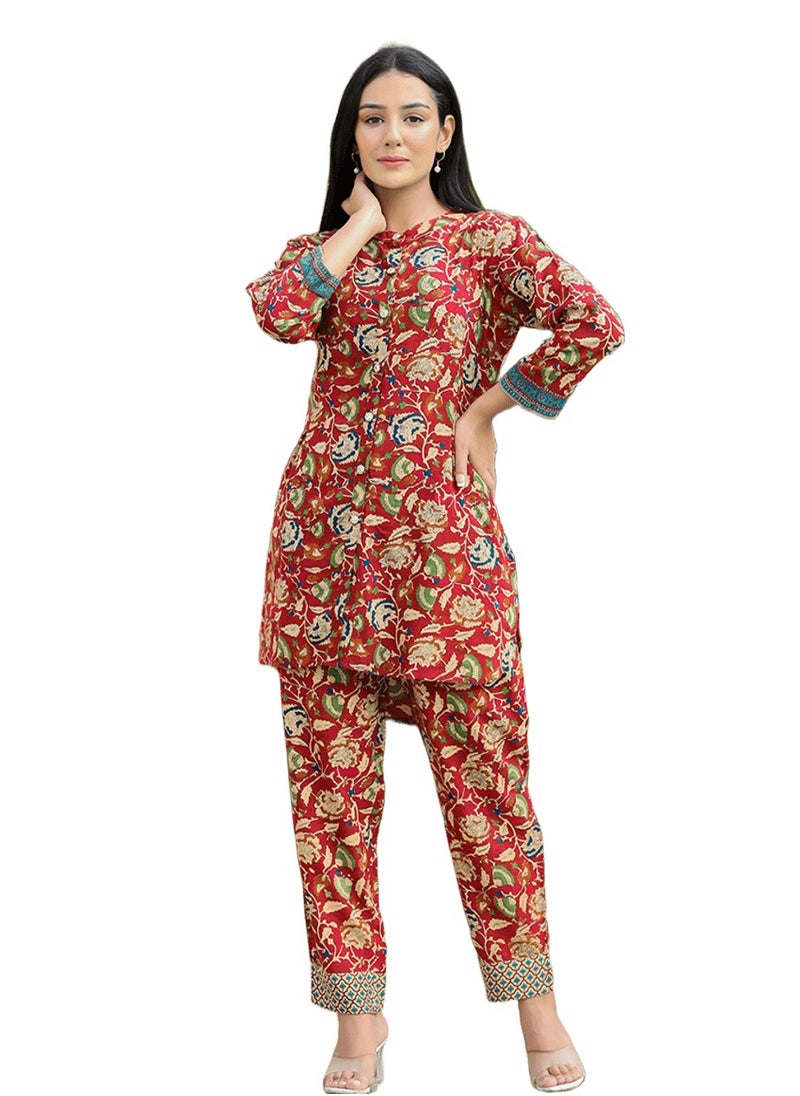 Swadesh Souq - طقم متناسق من القطن الخالص – إطلالة أنيقة ومريحة - Image 1