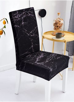 Sharpdo 6-Piece Set Modern Simple Dyed Elastic One-Piece Chair Cover For All Seasons  - Image 2