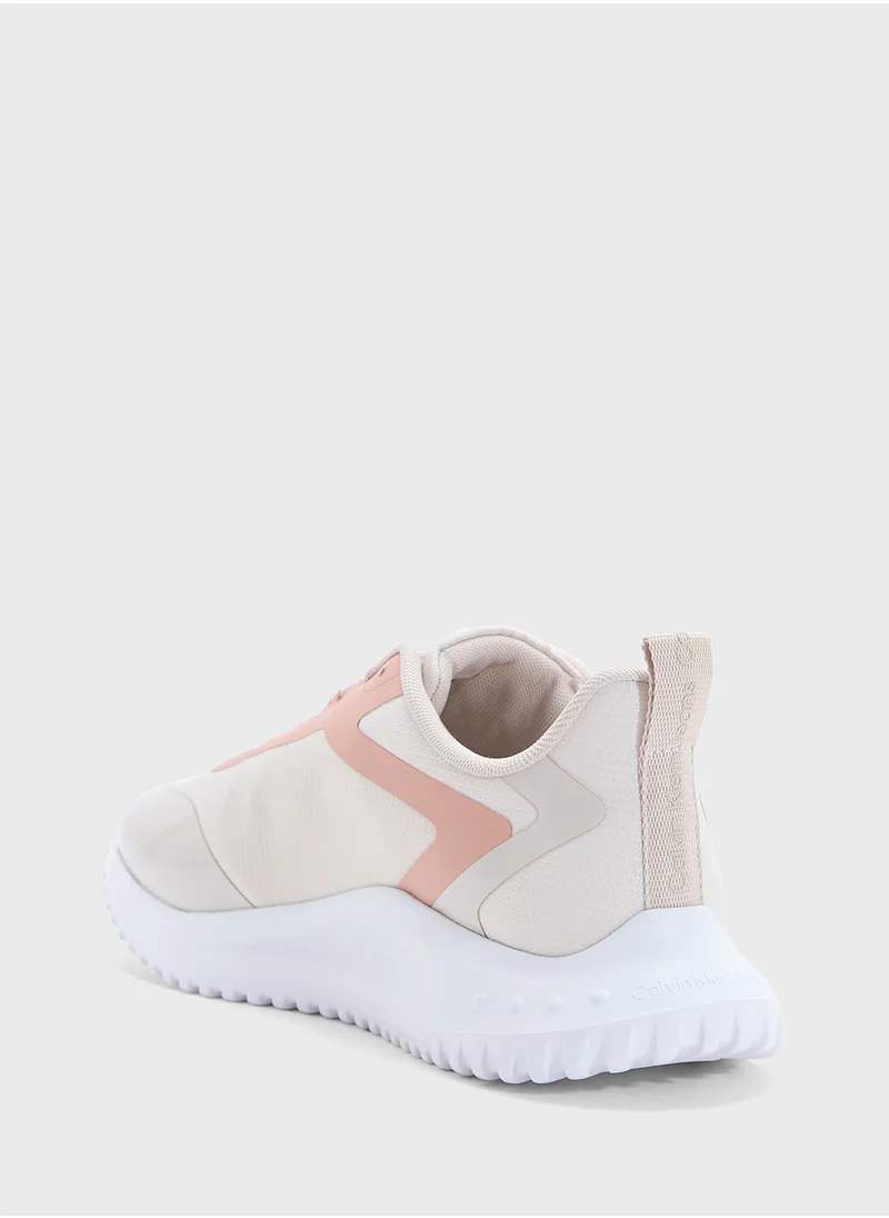كالفن كلاين جينز EVA LOW LACE MIX RUNNER TRAINERS