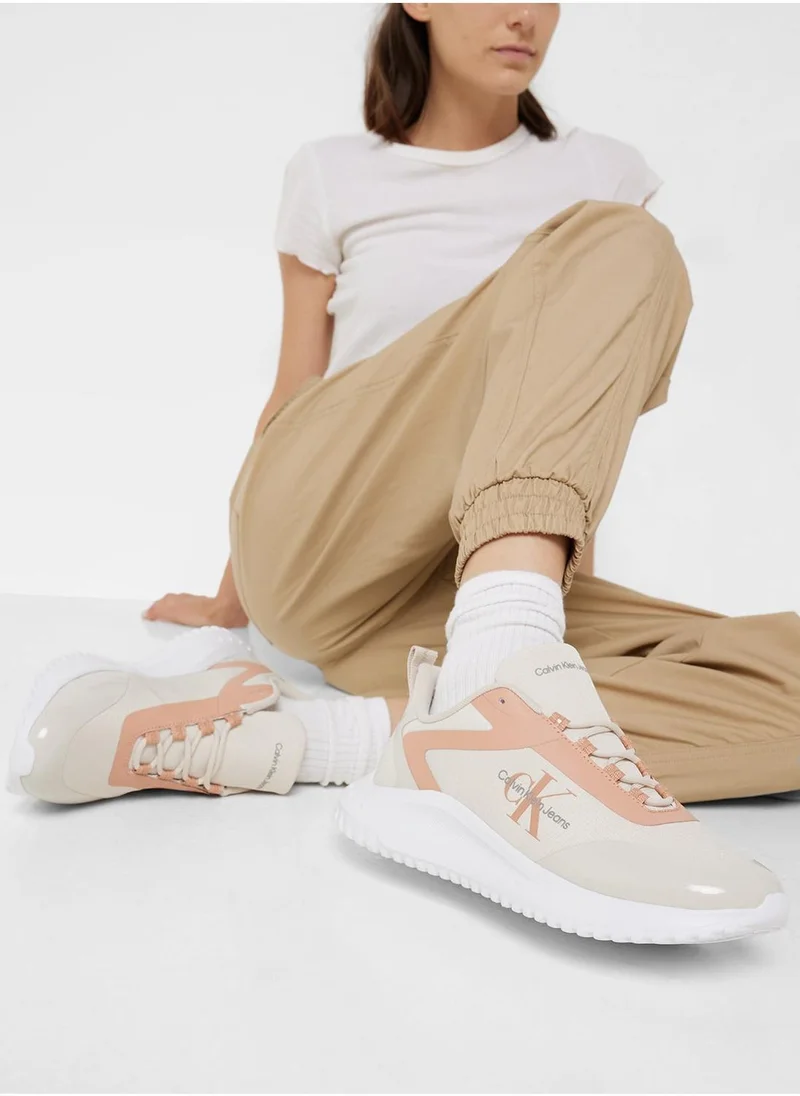 كالفن كلاين جينز EVA LOW LACE MIX RUNNER TRAINERS