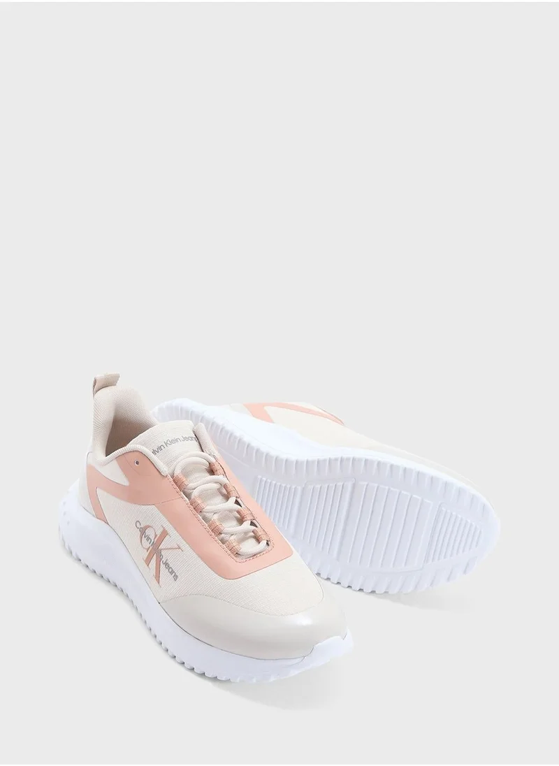 Calvin Klein Jeans EVA LOW LACE MIX RUNNER TRAINERS