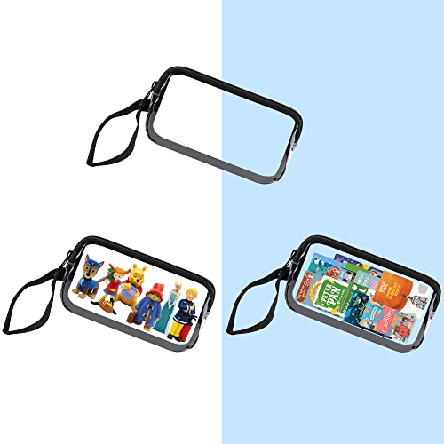 Annmore Carrying Case for Tonies Figures and Toniebox, Travel Bag with Removeable Clear Pocket for Tonies Characters, Blue - Image 4