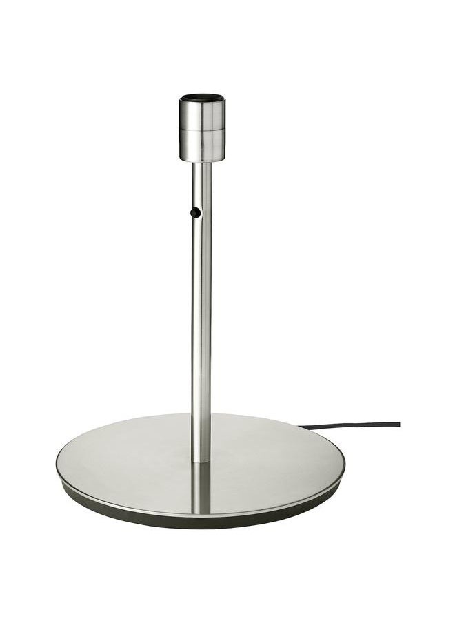 erorex - Table Lamp Base, Nickel-Plated, 38 Cm - Image 1