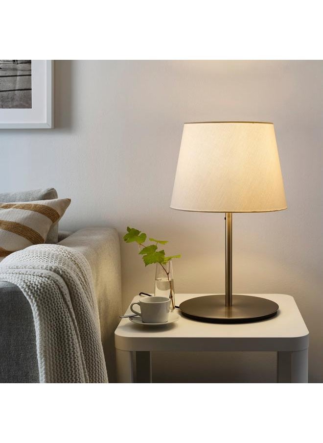 erorex - Table Lamp Base, Nickel-Plated, 38 Cm - Image 1