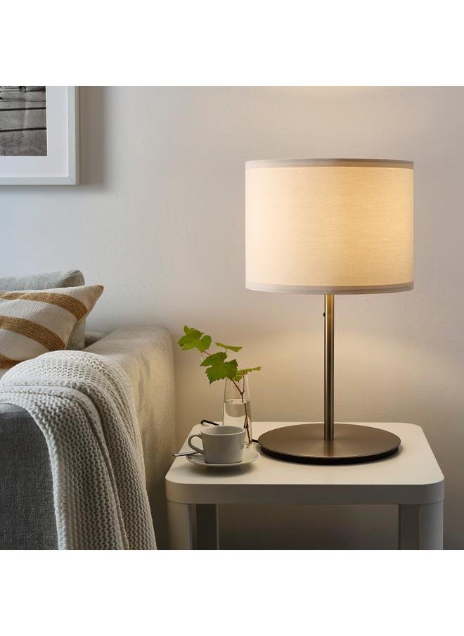 erorex - Table Lamp Base, Nickel-Plated, 38 Cm - Image 1
