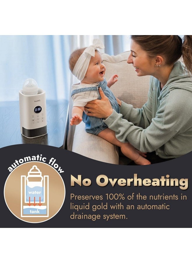 Papablic Papablic Baby Bottle Warmer Pro with Unique Prevent Overheating System, Milk Warmer for Breastmilk and Formula, with Digital Timer and Automatic Shut-Off - Image 1