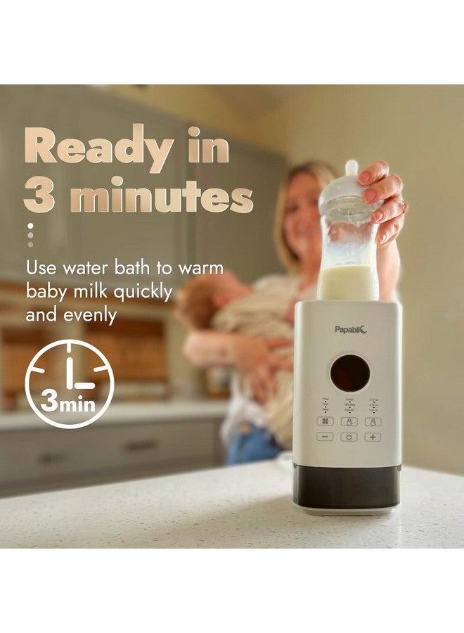Papablic Papablic Baby Bottle Warmer Pro with Unique Prevent Overheating System, Milk Warmer for Breastmilk and Formula, with Digital Timer and Automatic Shut-Off - Image 3
