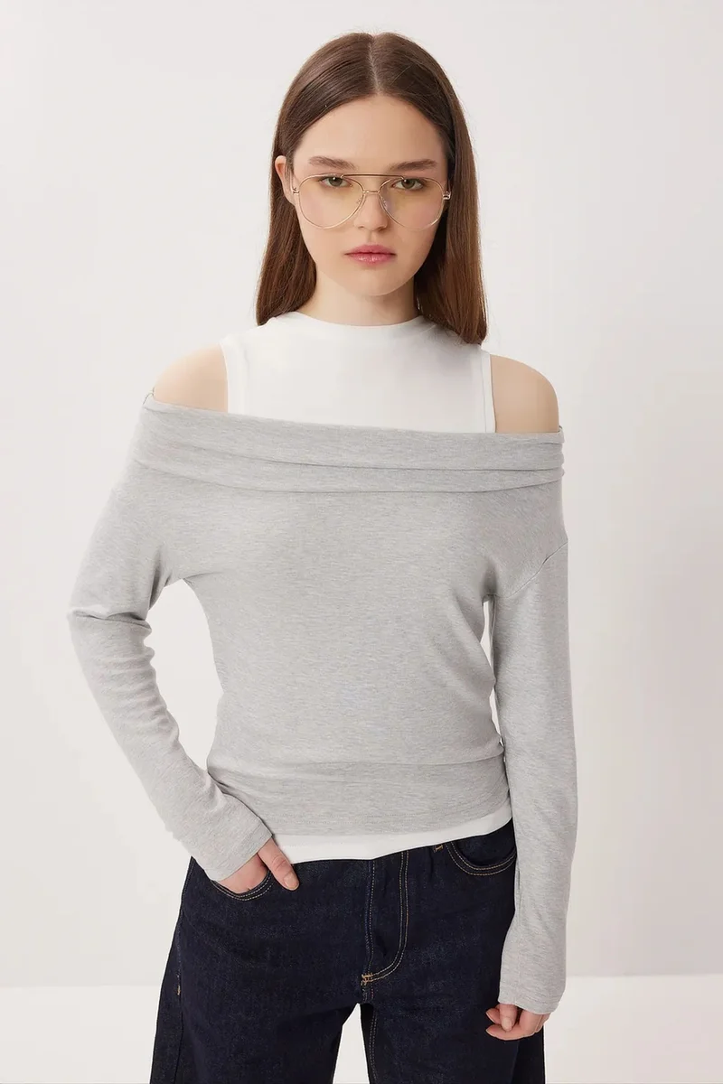 Happiness İstanbul ISTANBUL Cotton Blend Blouse
