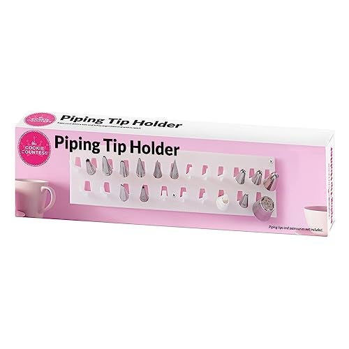 The Cookie Countess Inc The Cookie Countess Wall Mounted Piping Tip Holder Organizer (1) (Piping Tips and accessories not included) - Image 2