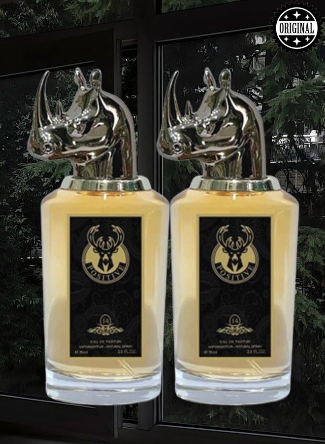POSITIVE 2 Pieces Positive Perfume Number 14 75ml EDP - Image 1