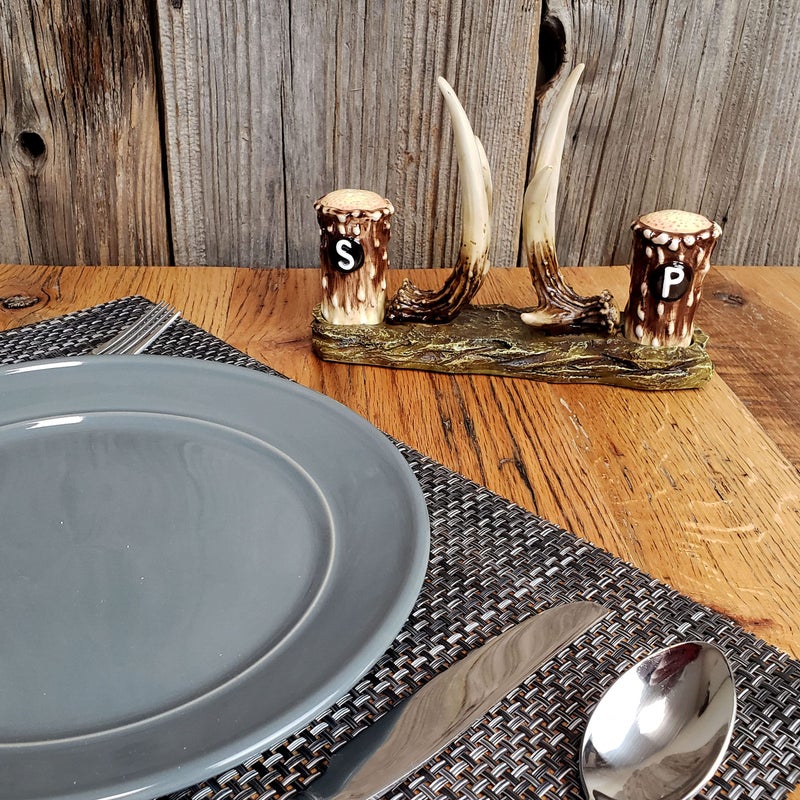 ريفرز إيدج بروداكتس حامل للملح والفلفل وفوط المائدة بتصميم قرن - Image 3