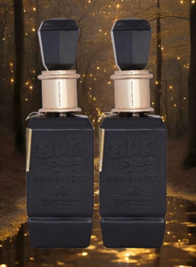 الفخر 2 قطع عطر انفاسك عود 100مل - Image 1