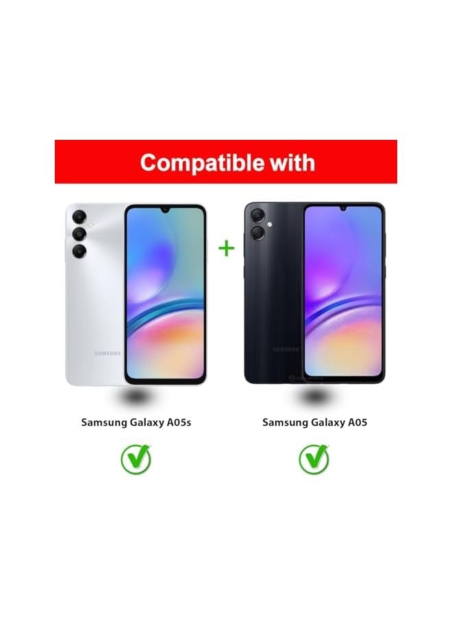 بروماس واقي شاشة متوافق مع هاتف Galaxy A05s / Galaxy A05، زجاج مقسى للخصوصية، [خالي من الفقاعات] [مضاد للوهج] [تغطية كاملة عالية الدقة] لهاتف Galaxy A05s / Galaxy A05 - Image 2