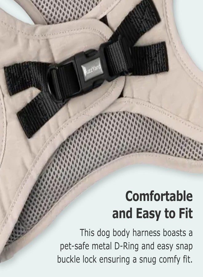 FuzzYard Life Step in Dog Harness | Size M | Stylish Premium Cotton Design in Sandstone Perfect for Everyday Walks - Image 4