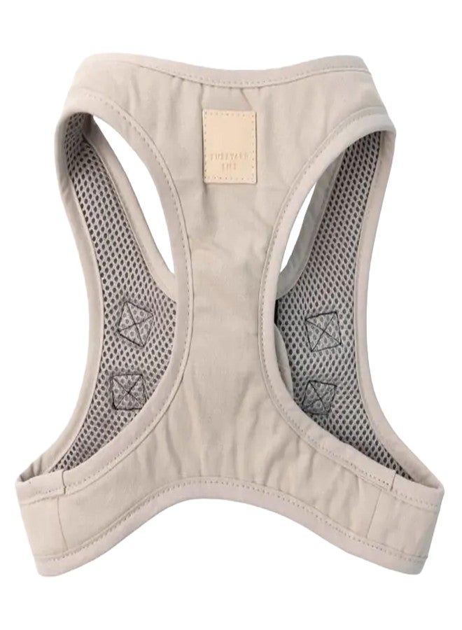 FuzzYard Life Step in Dog Harness | Size M | Stylish Premium Cotton Design in Sandstone Perfect for Everyday Walks - Image 1