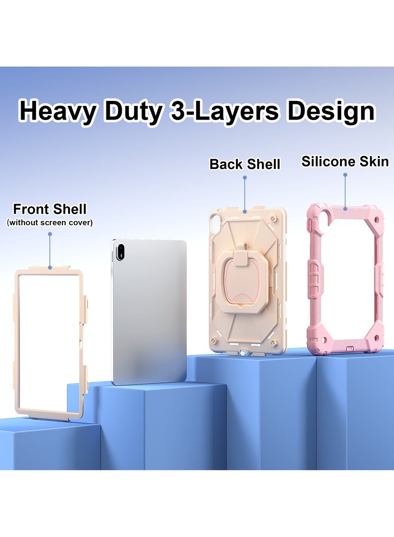 general Case for Huawei MatePad SE 11 Inch (2024),Anti-drop Smart Tablet Cover,Kids-Friendly Protective Cover with 360° Rotatable Carrying Handle Stand & Strap & Pen Holder - Image 3