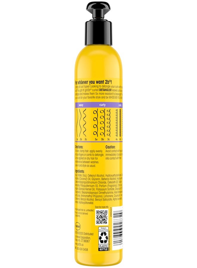Got2b Curled Detangler, 7.5oz, for all curl types, wavy, curly & coily hair, helps to detangle your hair for easy slip - Image 2