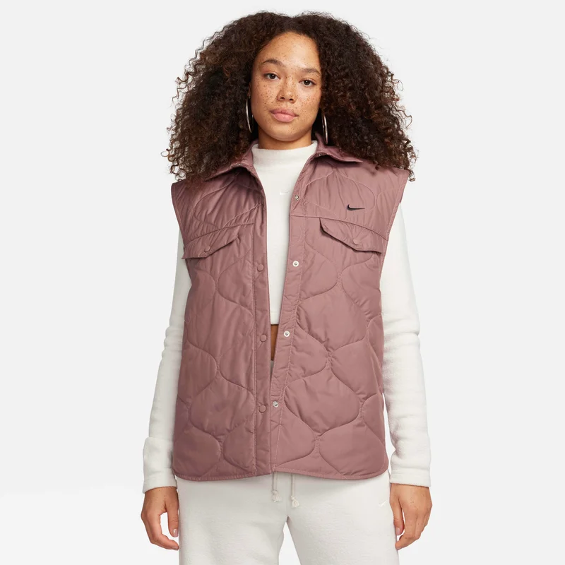 Nike Green Women's Sportswear Essential Gilet for Women | Best Price UAE