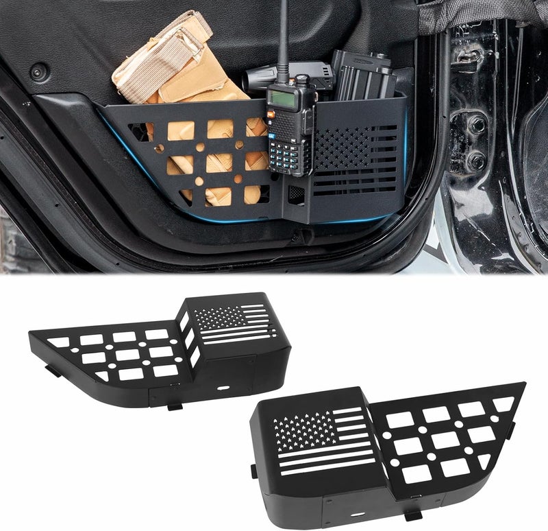 Z8 Metal Rear Door Storage Box for 2018-2022 Jeep Wrangler JL JLU 4XE Rubicon Sport Sahara Gladiator JT - Image 1