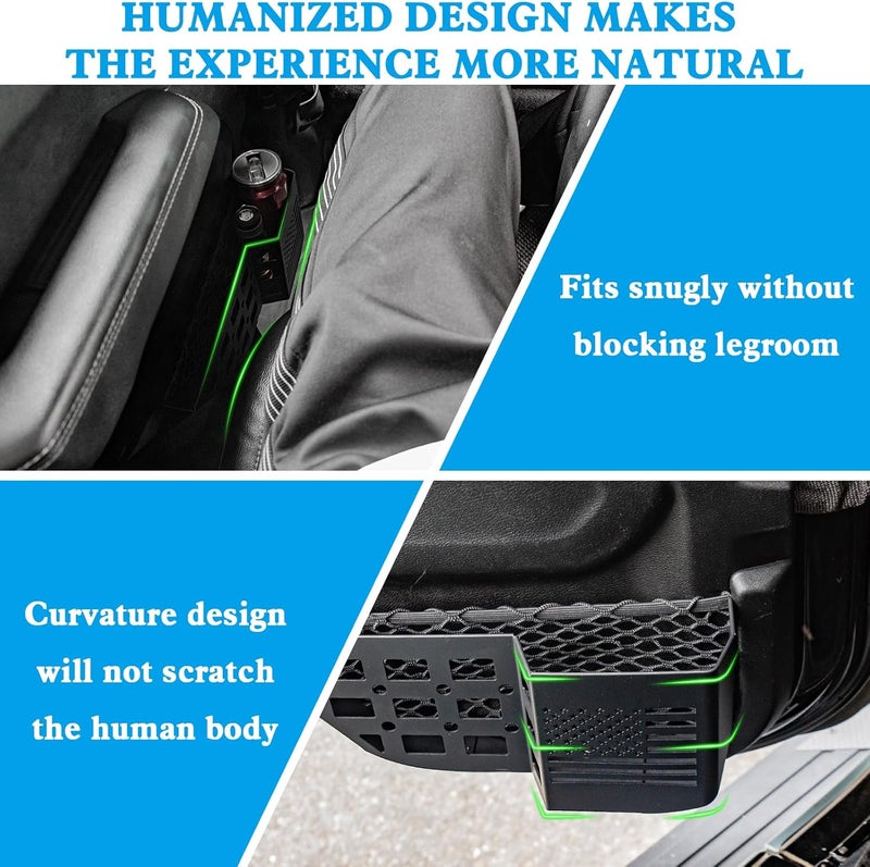 Z8 Metal Rear Door Storage Box for 2018-2022 Jeep Wrangler JL JLU 4XE Rubicon Sport Sahara Gladiator JT - Image 4