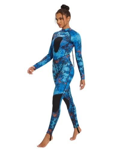 Seaskin Spearfishing Wetsuit for Womens 15mm 3mm Neoprene Full Body Diving Suits - Image 1