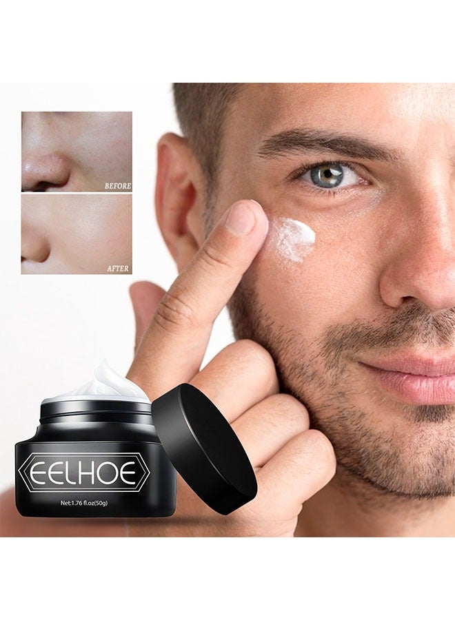 EELHOE Men'S Makeup Cream, Moisturizing Skin, Long-Lasting Makeup Retention，Concealer And Brighten Skin,Natural And Refreshing,Waterproof And Sweatproof，Men's Moisturizing Anti-Aging Cream - Image 1