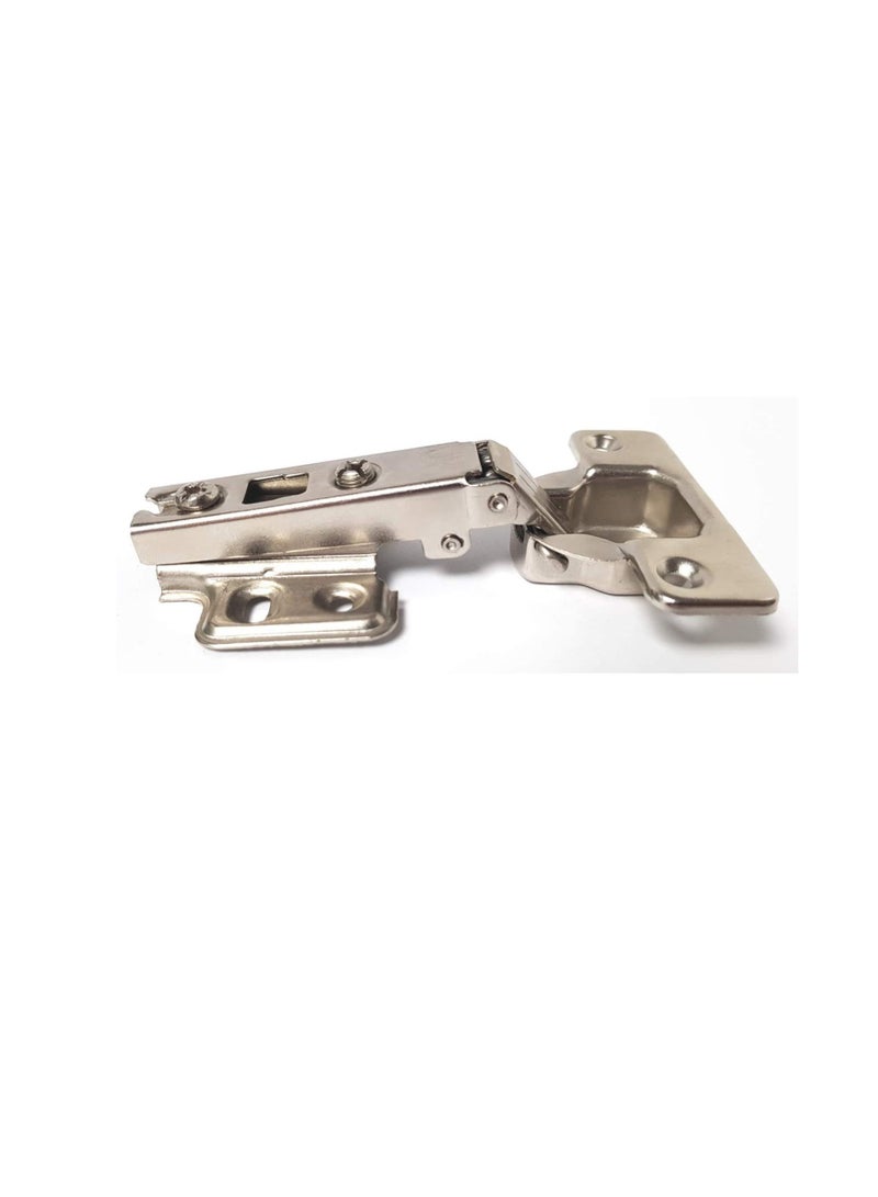 110 Degree Angle Adjustable Stainless Steel Cabinet Door Concealed Cabinet Hinge Full Overlay Half Overlay Inset Hinges (4, Full Overlay)  - Image 2