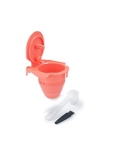 Reusable Coffee Filter for Keurig Coffee Makers, Refillable Filters Coffee Capsule Cups, Large Capacity 40g, Red - 1Pack