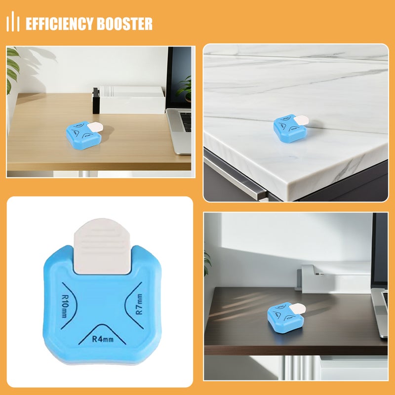 2pcs Decorative Corner Punch Multi Angle Edge Trimmer Round Inverted Corner Punch Craft Paper Cutter Portable and Easy to Use for DIY Projects Scrapbooking Card Making - Image 4