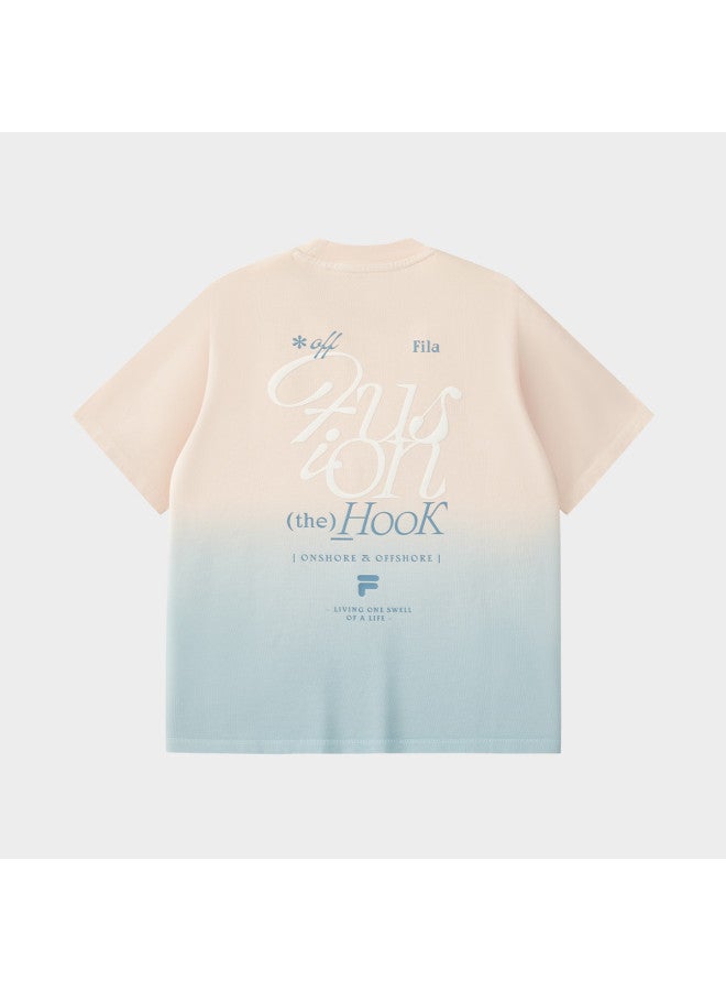 FILA Women'S Fusion Series T-Shirt Ladies Fashion Loose Knit Short Sleeve Shirt - Image 3