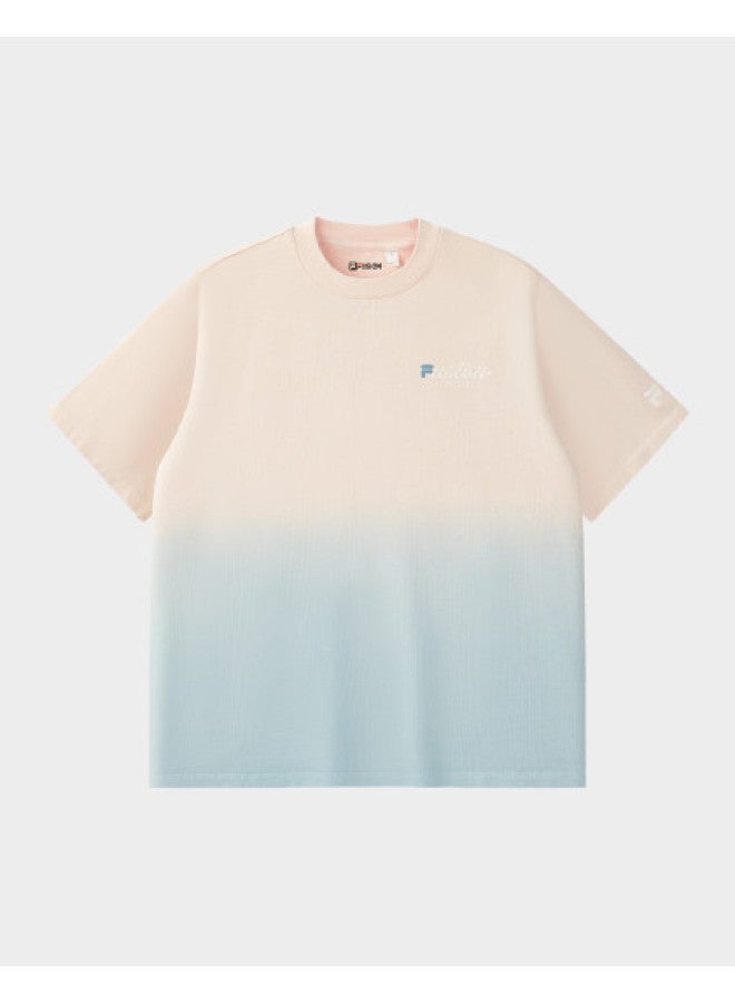 FILA Women'S Fusion Series T-Shirt Ladies Fashion Loose Knit Short Sleeve Shirt - Image 1