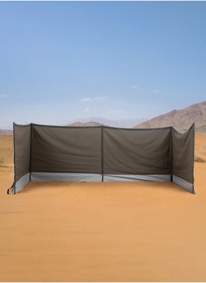 AL SANIDI Camping windbreak for trips, camping air curtain, Gray, 600*120Cm  - Image 2