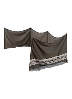 AL SANIDI Camping windbreak for trips, camping air curtain, Gray, 600*120Cm  - Image 3