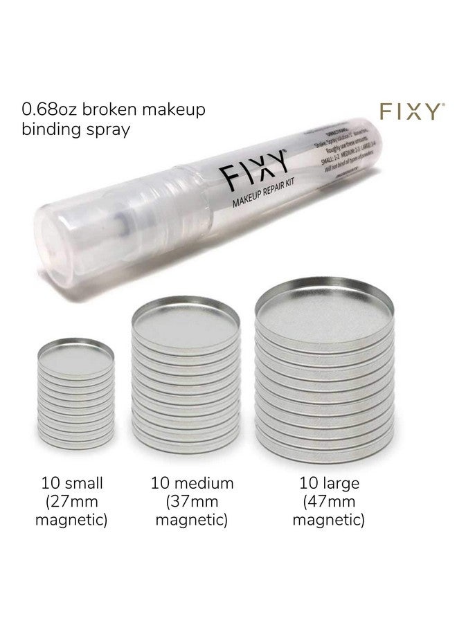 FIXY Broken Makeup Ultimate Refill Kit With Makeup Binder And Empty Makeup Pans - Image 4