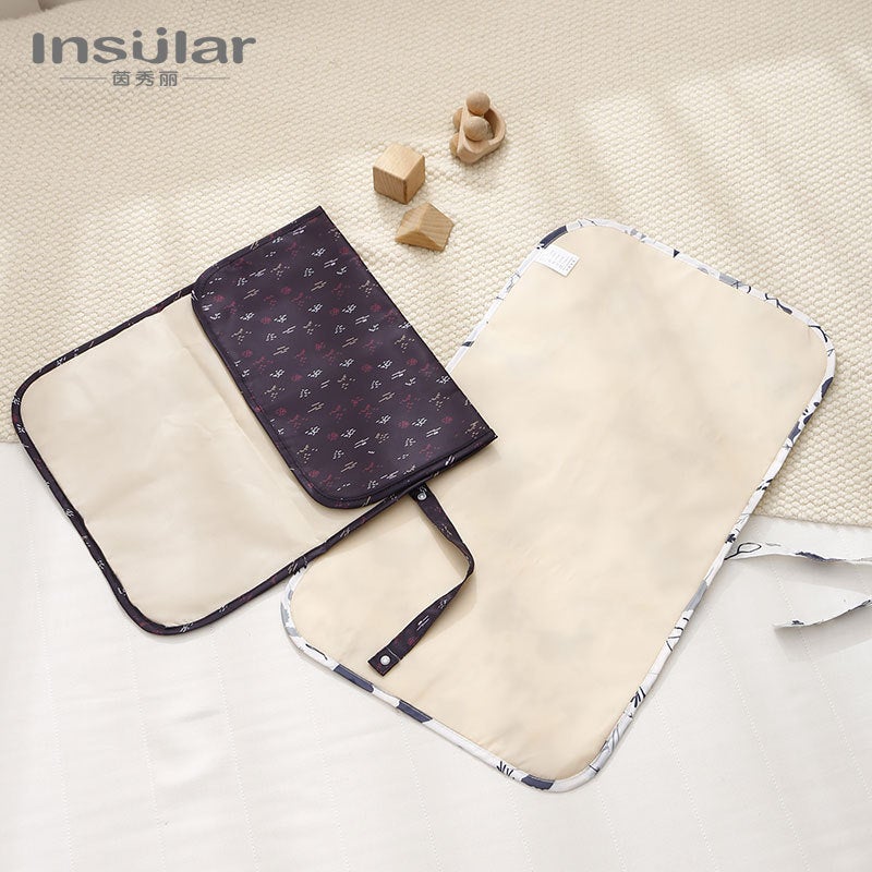 Waterproof Nylon Portable Baby Changing Pad Diaper Bag Multifunctional Baby Changing Table Mother And Baby Supplies - Image 5