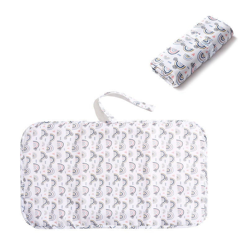Waterproof Nylon Portable Baby Changing Pad Diaper Bag Multifunctional Baby Changing Table Mother And Baby Supplies - Image 1
