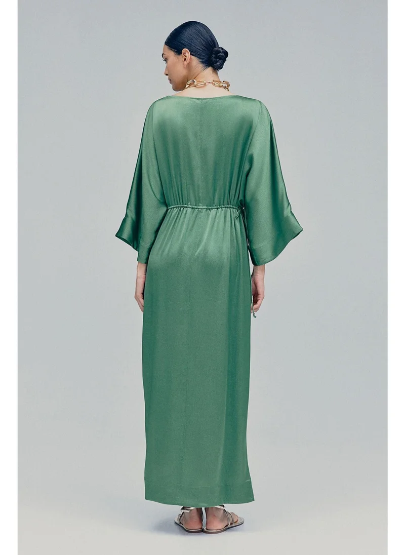 اتش اند ام Crêpe satin dress