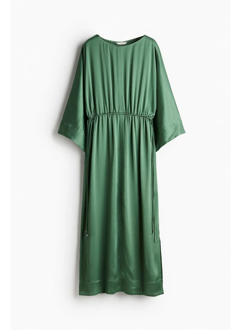 اتش اند ام Crêpe satin dress