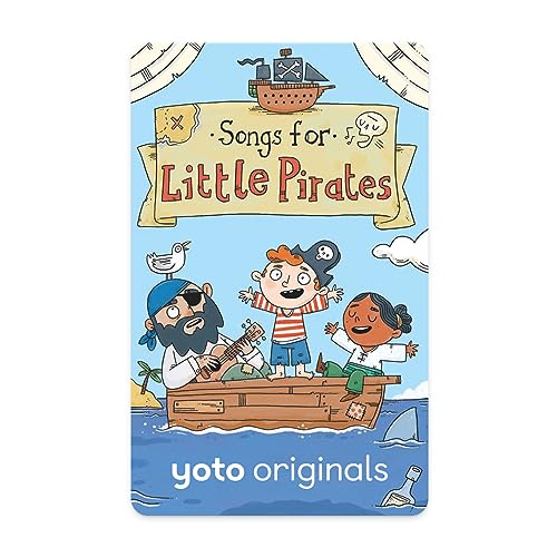 YOTO Songs for Little Pirates Kids Musical Card for Use with Player Mini Allin1 Audio Device ScreenFree Listening with Fun Singalong Music for Playtime Parties Travel Ages 3 - Image 1