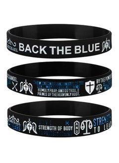 St Michael The Archangel Prayer & Police'S Prayer With Back The Blue Thin Blue Line Silicone Bracelets, Patron Saint Of Law Enforcement Inspirational Wristbands Gifts For Men Women (Unisex) - pzsku/Z6DC7C25D781C7BFDE2F9Z/45/_/1731922024/f9bcb95c-152e-4a89-b2f4-de2aed1012c8