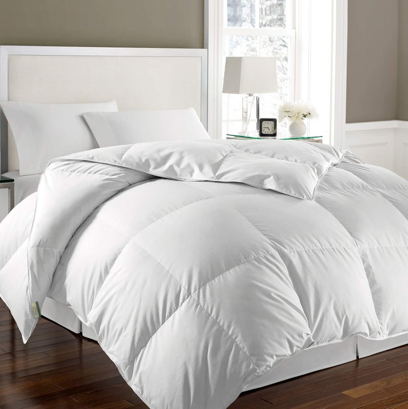 Kathy Ireland Kathy Ireland White Feather Goose Down ComforterAll Season Warmth King 