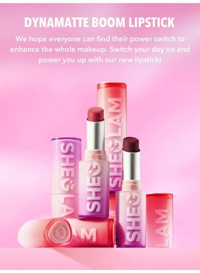 SHEGLAM Dynamatte Boom Long Lasting Matte Lipstick-Have No Fear