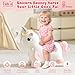 FUNLIO Unicorn Bouncy Horse Rainbow Fairy Bouncy Animal for Toddlers 18 Months to 5 Years Inflatable Bounce Horse with Air Pump Removable Cover Washing Machine Safe CPC CE Certified - Image 4