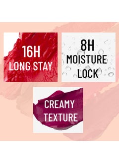 Fashion Colour Colorful Non Transfer Lipstick Waterproof Long Lasting FUCHSIA 2.6g  - Image 3
