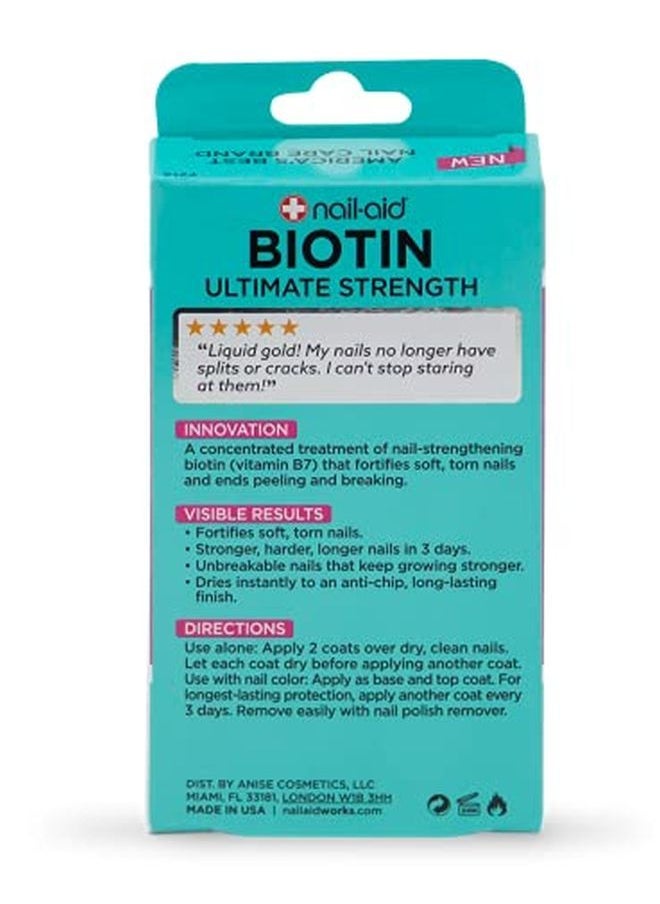 Biotin Ultimate Strength Nail Treatment & Strengthener Clear, 0.55 Fl Oz (08873) - pzsku/Z6DC82B22BD60061F3394Z/45/_/1647802731/32e90aa7-d318-4986-a5d8-2423fe6055d9